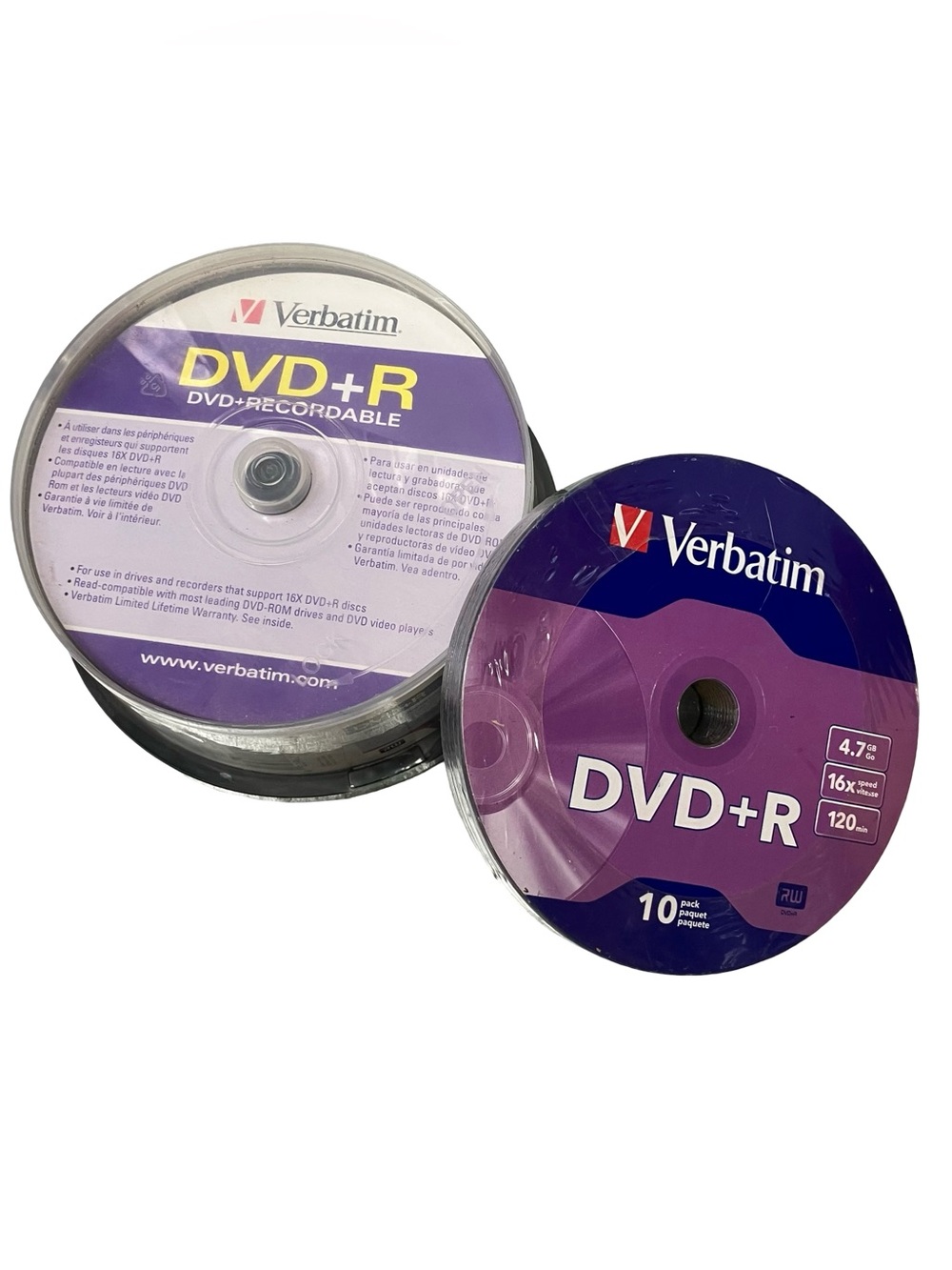 Verbatim DVD+R Blank 4.7GB 16x 120min 35-Disc Advanced AZO Mixed Bundle VTG